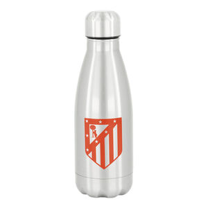 Red Steel Crest Bottle